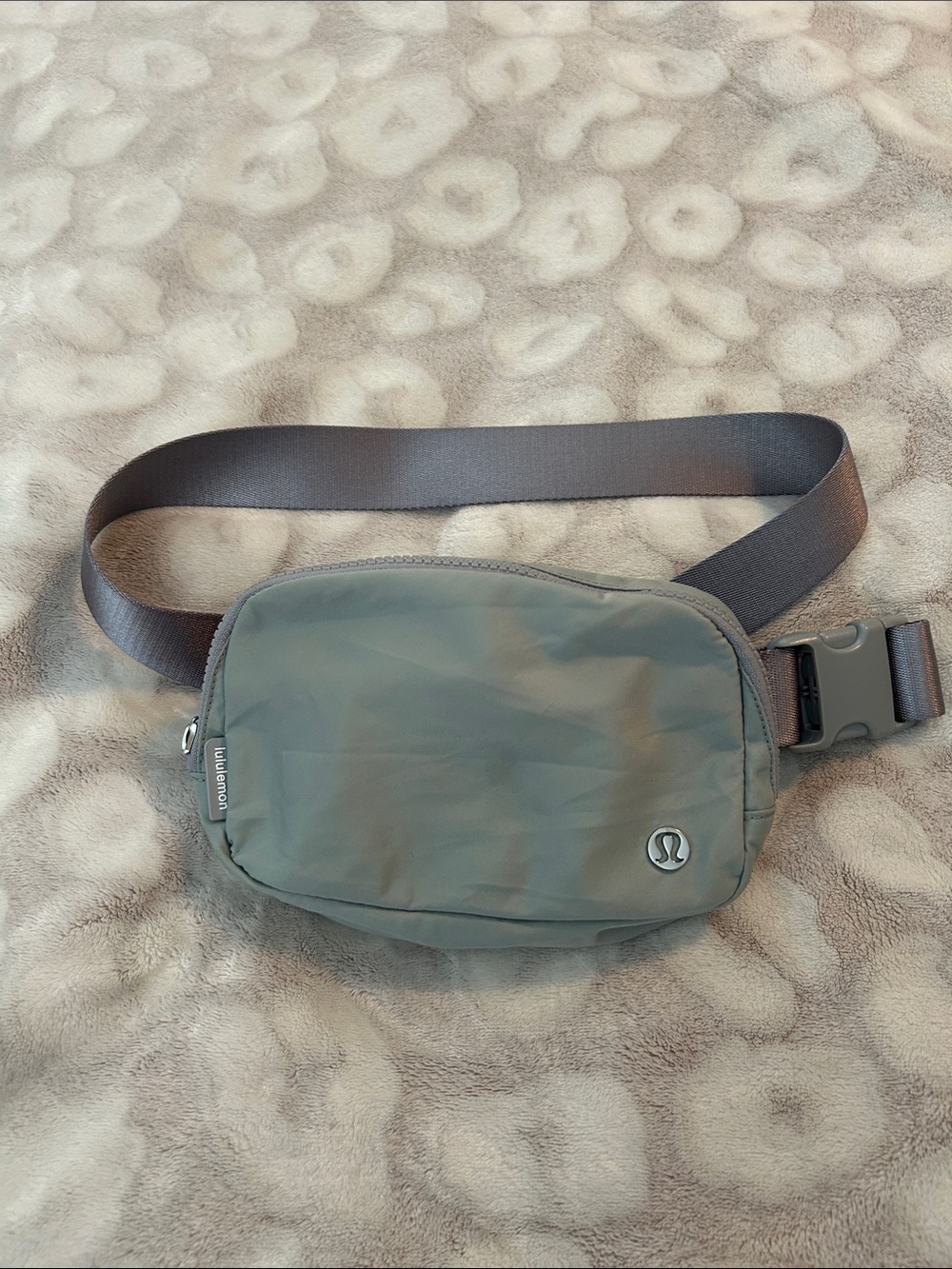 lululemon athletica Gray Waist Pack with Adjustable Strap